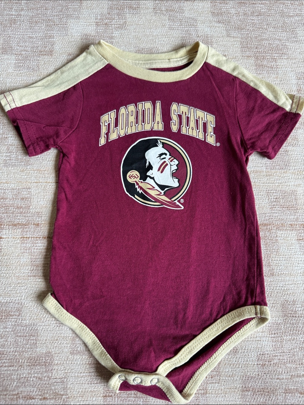 Colosseum Infant Florida State Seminoles Onesie Bodysuit size 3-6M